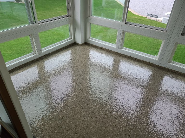 Epoxy Flake 3 Season Patio