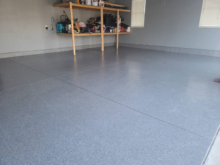 Basalt Epoxy Flake Floor