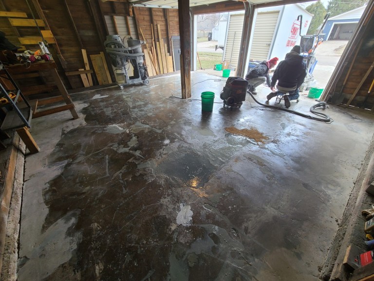 Garage Floor Repair