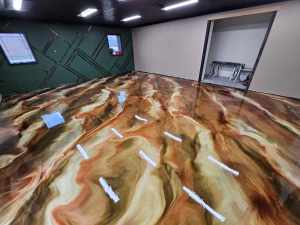 Metallic Epoxy / Earthtones